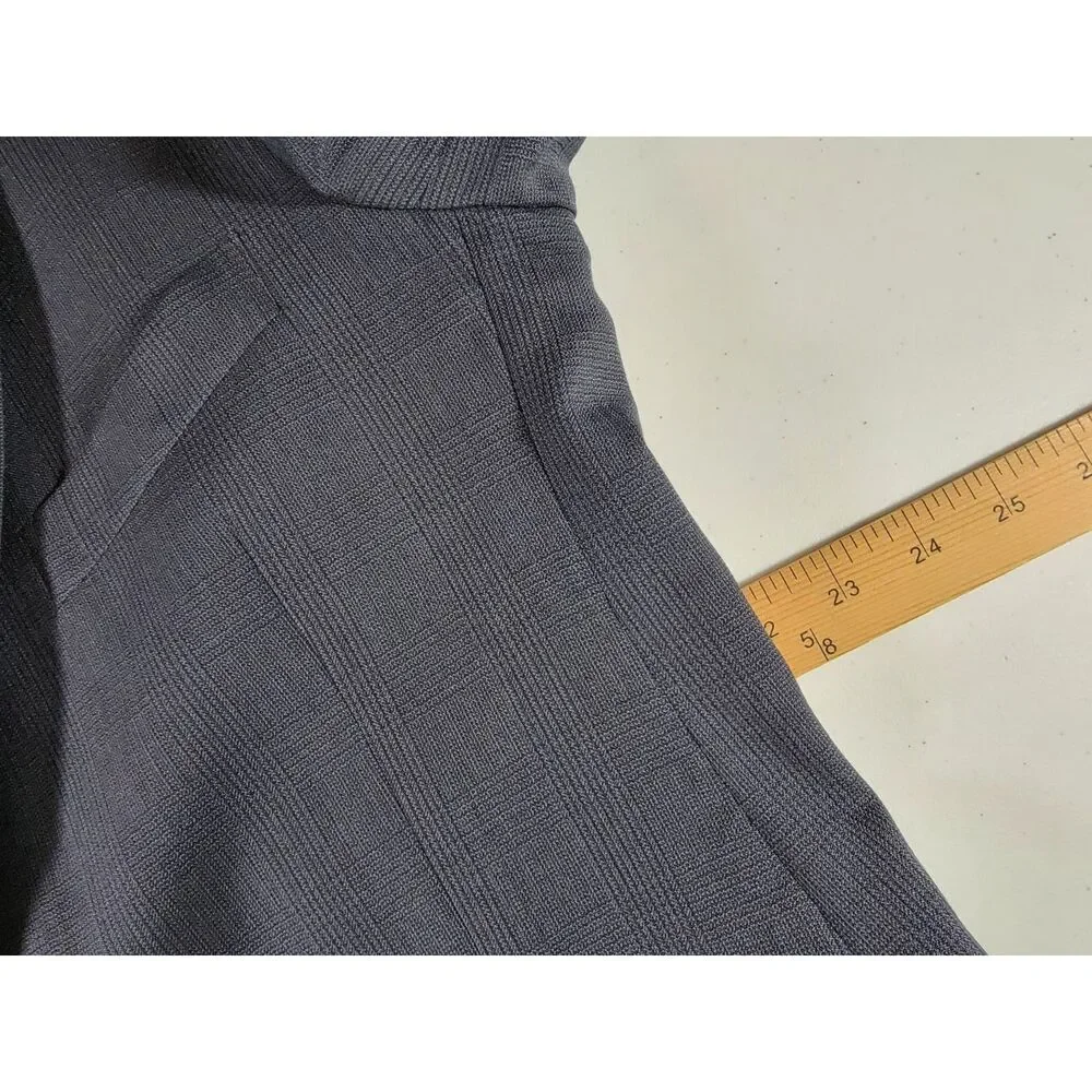 Joseph Abboud Plaid Navy Wool Sport Coat Blazer Suit Jacket - 44